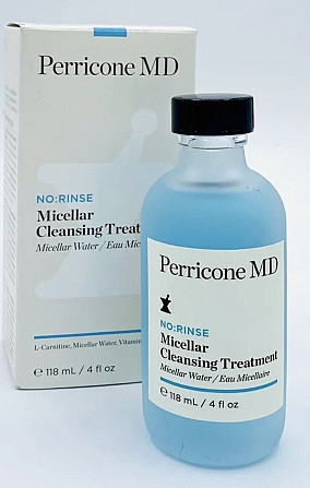 PERRICONE MD No Rinse მიცელარული გამწმენდი საშუალება Unisex-ისთვის 118 მლ BNIB თბილისი - ფოტო 1