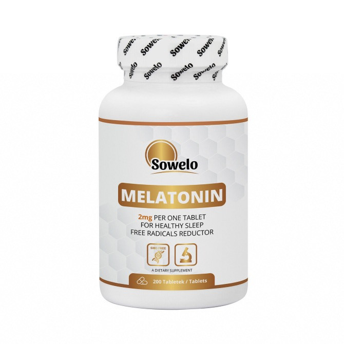 SOWELO MELATONIN 2 მგ ტაბლეტები ხელს უწყობს ძილს და რეგენერაციას თბილისი - ფოტო 1