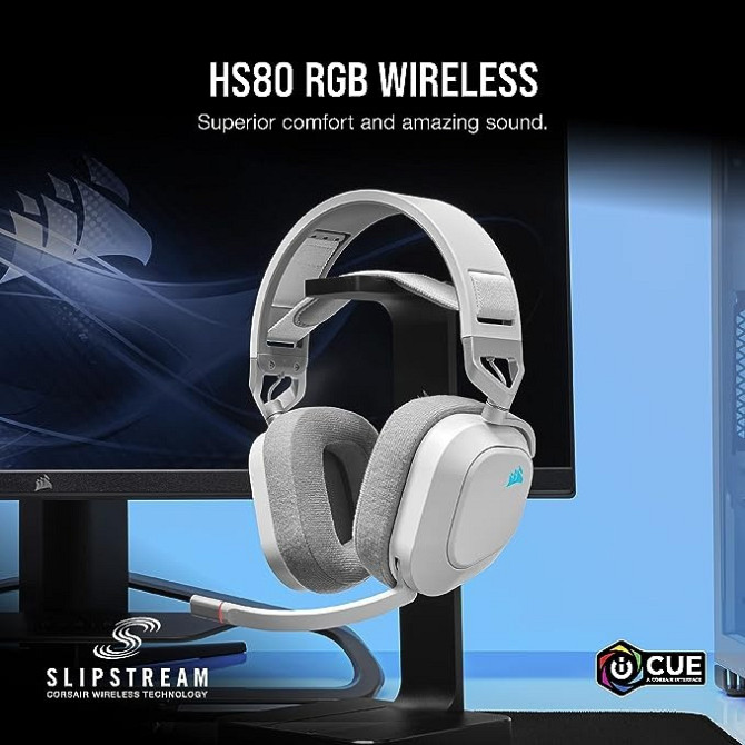 CORSAIR HS80 RGB WIRELESS თბილისი - ფოტო 3