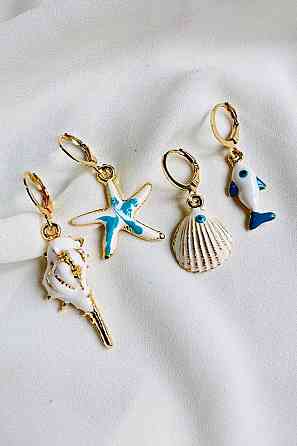 Seashell earrings თბილისი