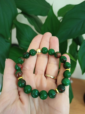 Beautiful green agate bracelet Tbilisi - photo 2